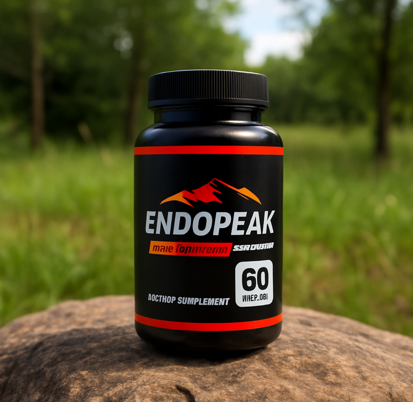 Endopeak official bottle - Natural men's performance support formula